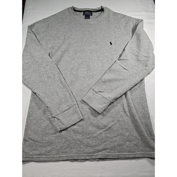 Polo Ralph Lauren Other - Polo Ralph Lauren Mens 2xl Gray Knit Long Sleeve Sweatshirt Sweater
